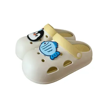 Thin Strips Slippers Women's, White Yellow