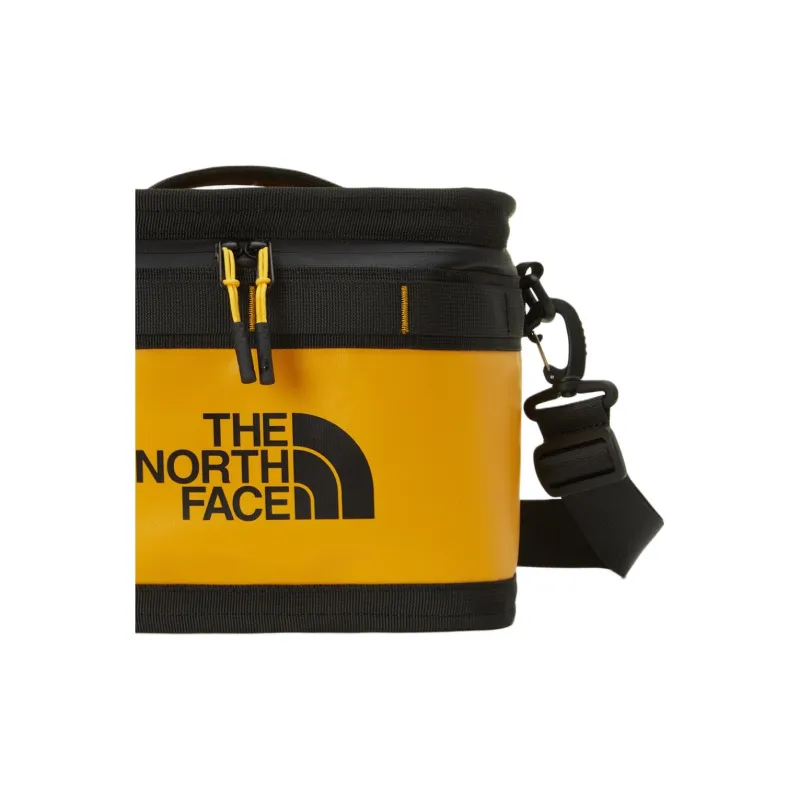 THE NORTH FACE Recycled Polyester Shoulder Bag Crossbody Bag Small Size Unisex Yellow & Black-3
