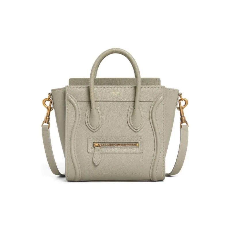 CELINE Luggage Women's Smoke Gray Green-0