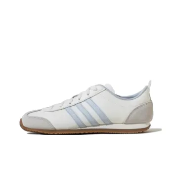 Adidas VS JOG 2.0 Anti Slip Wear Resistant Low Top Casual Shoes Unisex White Blue
