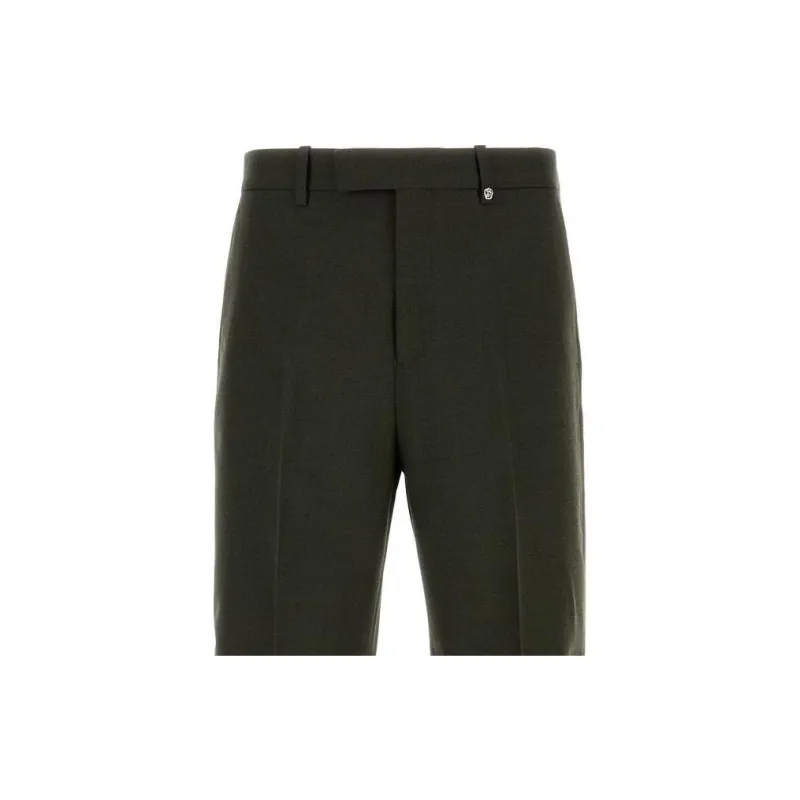 Burberry Wool Tailored Trousers-2