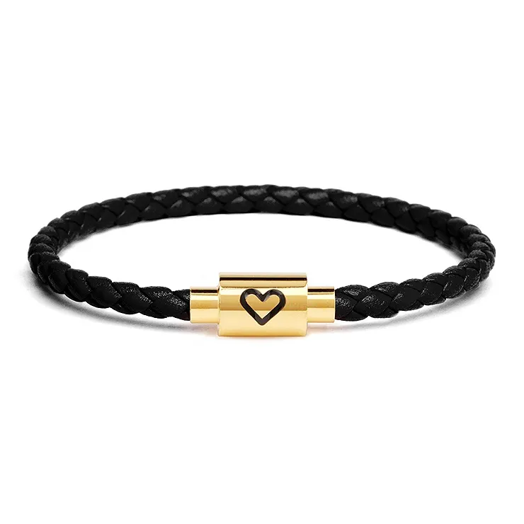 HUIYU Cow Leather Bracelets Unisex-0
