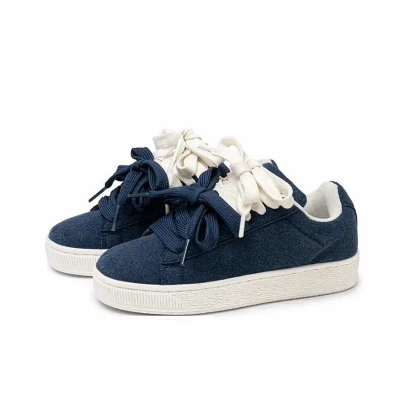 Anime Story Slip Resistant, Abrasion Resistant, Lightweight, Breathable Low Top Skateboard Shoes Unisex Navy Blue-3