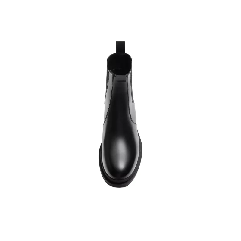 ZARA Short Chelsea Boots Men's Black-3