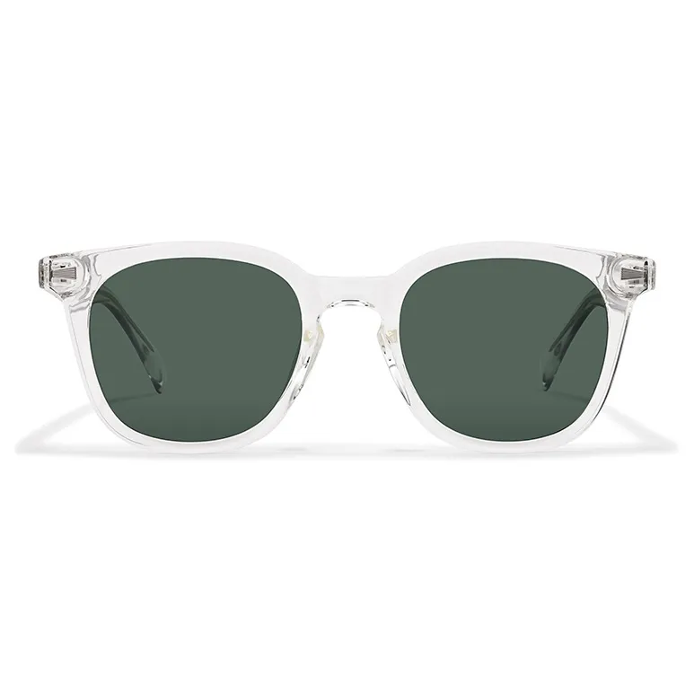 Sagawa TR/Memory Plastic Plate Frame Square Sunglasses Unisex-9