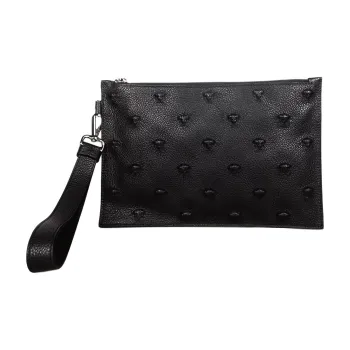 VERSACE VERSACE Nylon Fabric Clutch Regular Men's Black