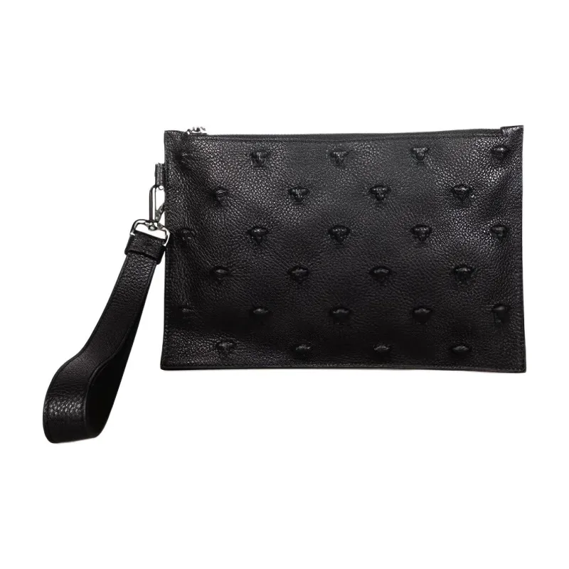 VERSACE VERSACE Nylon Fabric Clutch Regular Men's Black-0