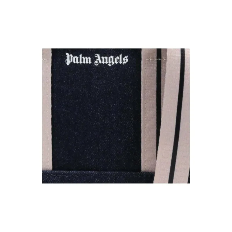 PALM ANGELS Kids Mini Denim Tote Bag-5
