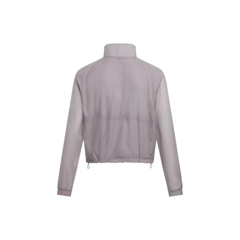 Under Armour Rival Jackets Coats Women's Daybreak Gray Pink-1