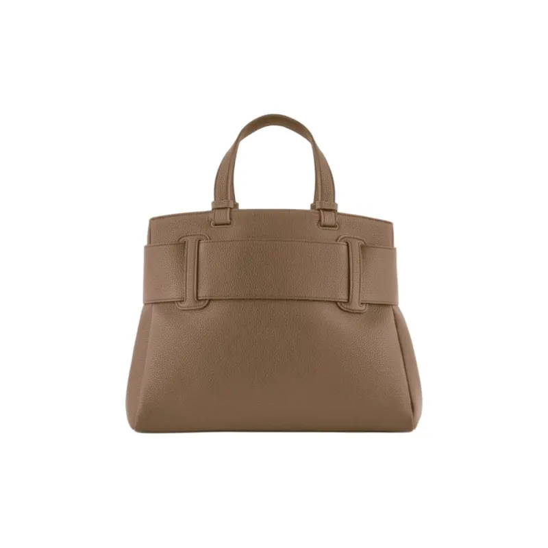 ARMANI EXCHANGEAE Fabric Tote Bag, Shopping Bag, Handbag Trumpets Women's Dark Umber-2