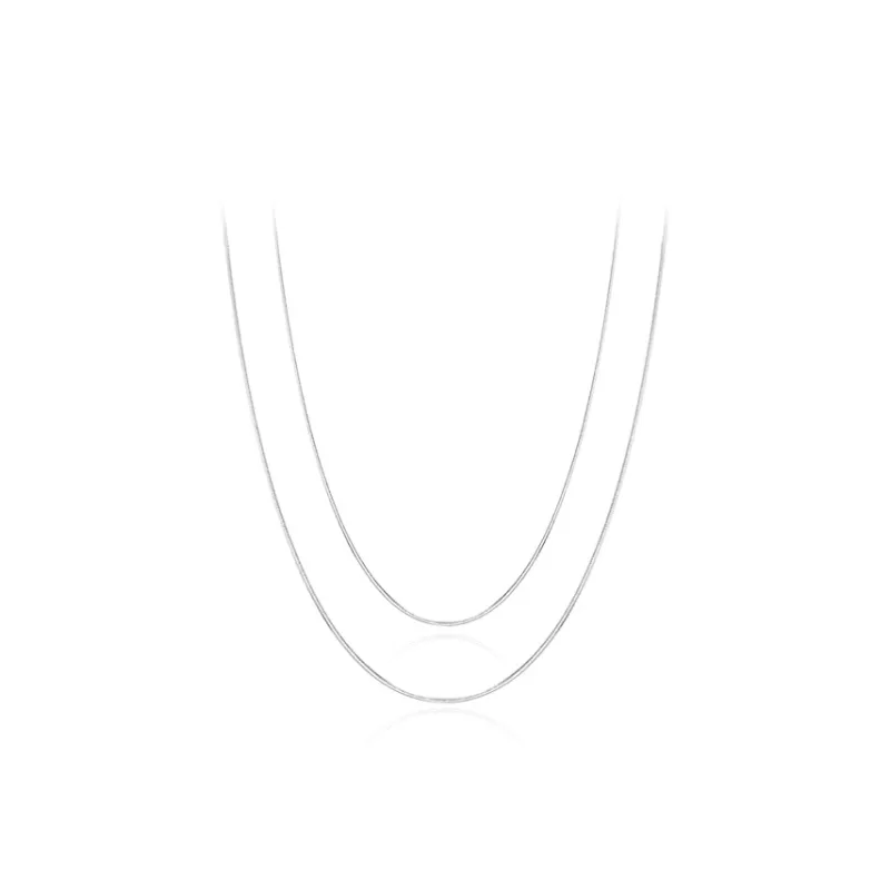 LUCA Sterling Silver Necklaces Unisex-0
