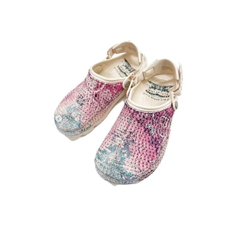 Levi’s X PROLETA RE ART x Crocs Antibacterial Slip-Resistant Optimized Unisex Pink-2