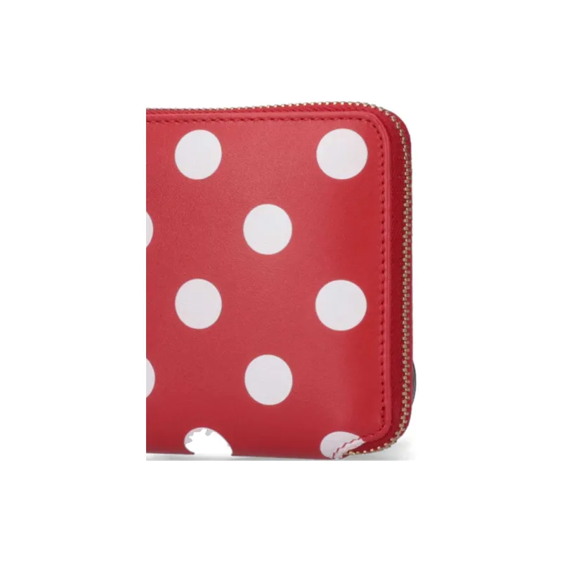 CDG Leather Wallet Regular Men's Red-3