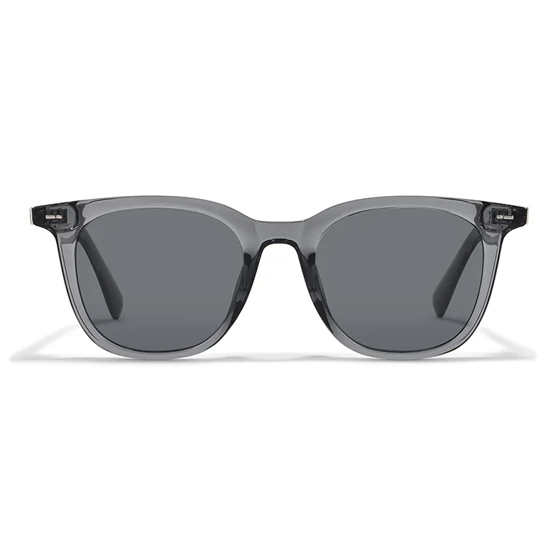 Sagawa TR/Memory Plastic Plate Round Sunglasses Unisex-5