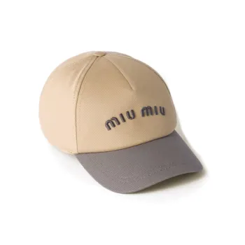 MIU MIU Drill Baseball Cap