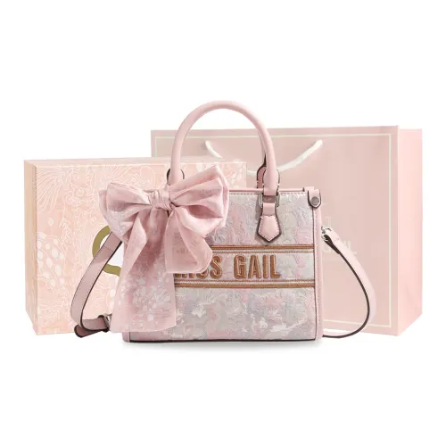 MISS GAIL Synthetic Leather Handbag, Shoulder Bag, Crossbody Bag Medium Size Women's Bubbles Pink