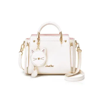 JUST STAR Synthetic Leather Shoulder Bag, Crossbody Bag, Handbag Regular Women's White/Black/Pink/Blue
