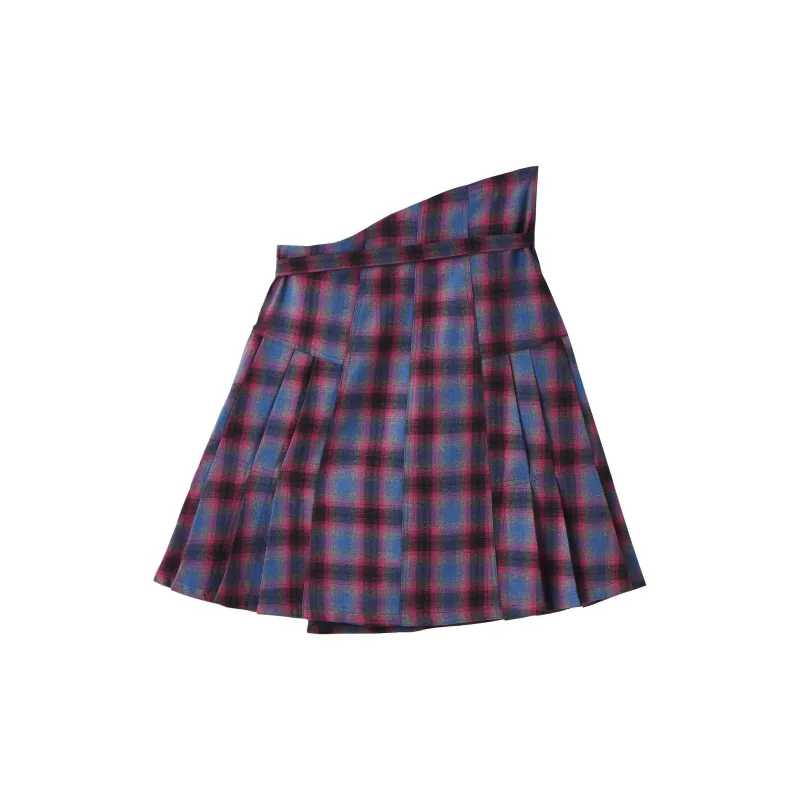 Safarispot COTTAGE FLANNEL WRAP SKIRT Casual Long Skirts Women's PURPLE/Purple-1