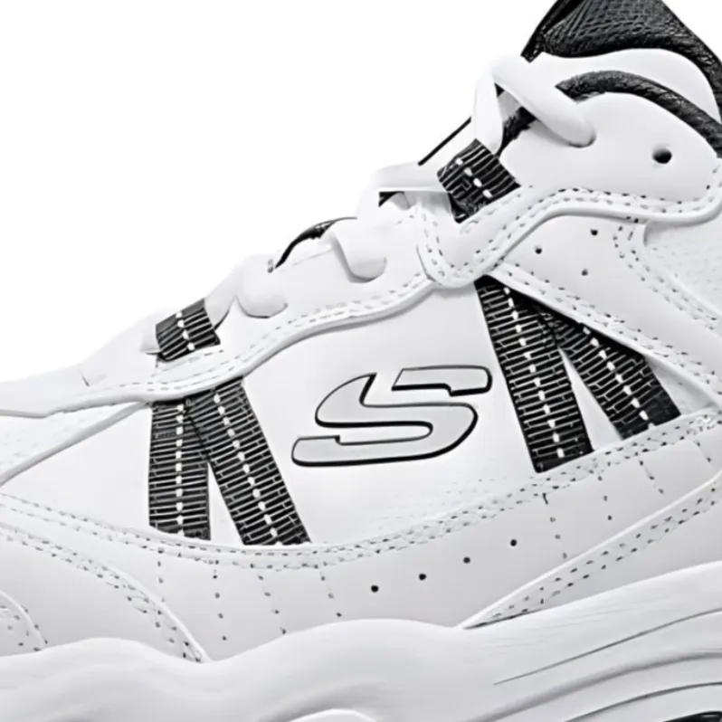 Skechers OUTDOOR Anti Slip Wear Resistant Low Top Trekking Shoes Men's White Gray-3