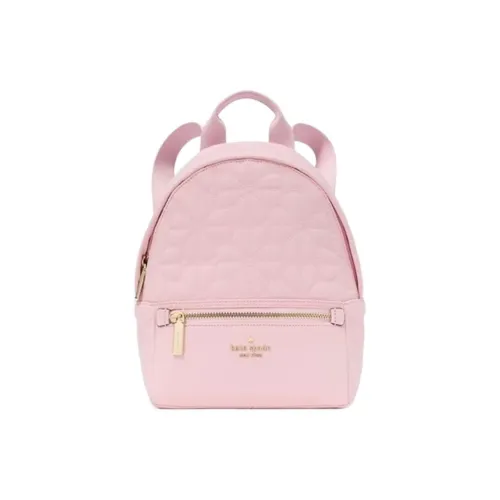 Kate Spade Spade Flower Fabric Backpack Small Size Women's Pink