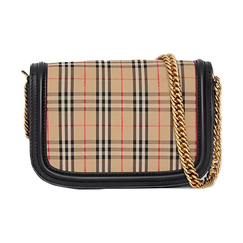 Burberry Sheepskin Handbag, Shoulder Bag, Crossbody Bag Regular Women's Yellow Brown-2