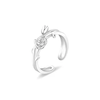 Lao Feng Xiang S925 Sterling Silver Women's Single Ring Women's