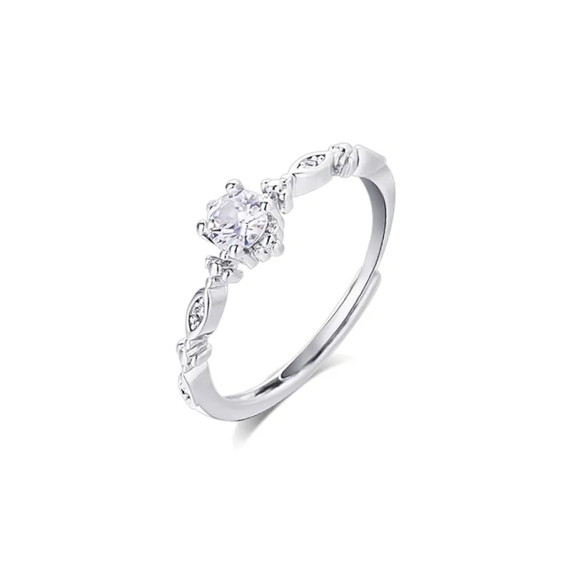 KUMET Sterling Silver Rings Unisex Bestie Same Style-10