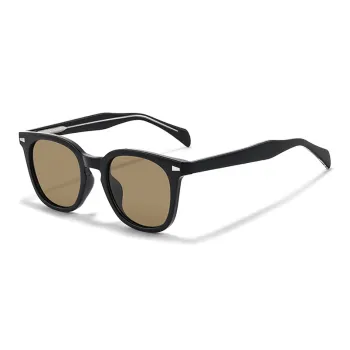 Sagawa TR/Memory Plastic Plate Frame Square Sunglasses Unisex