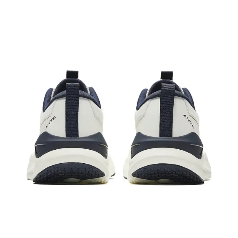 CHAOJIANTA Non slip Wear resistant Shock Absorption Low Top Casual Running Shoes Men's Ivory White-3