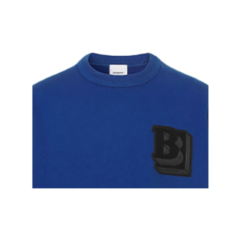 Burberry Sweatshirts Men Blue-4