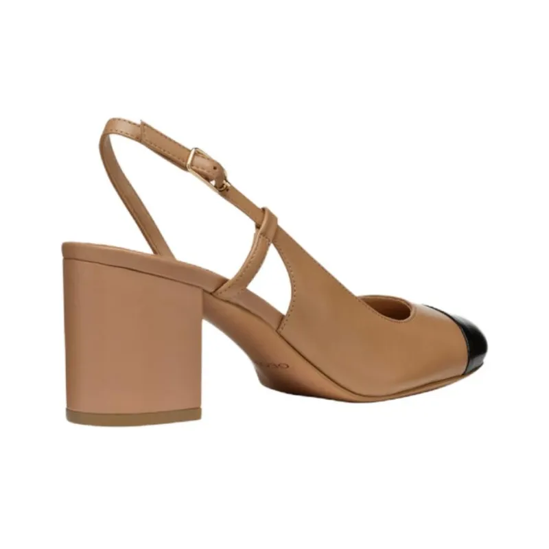 GEOX Virnilisa 65 Chunky Heel High Heels 6.5cm Women's Brown-4