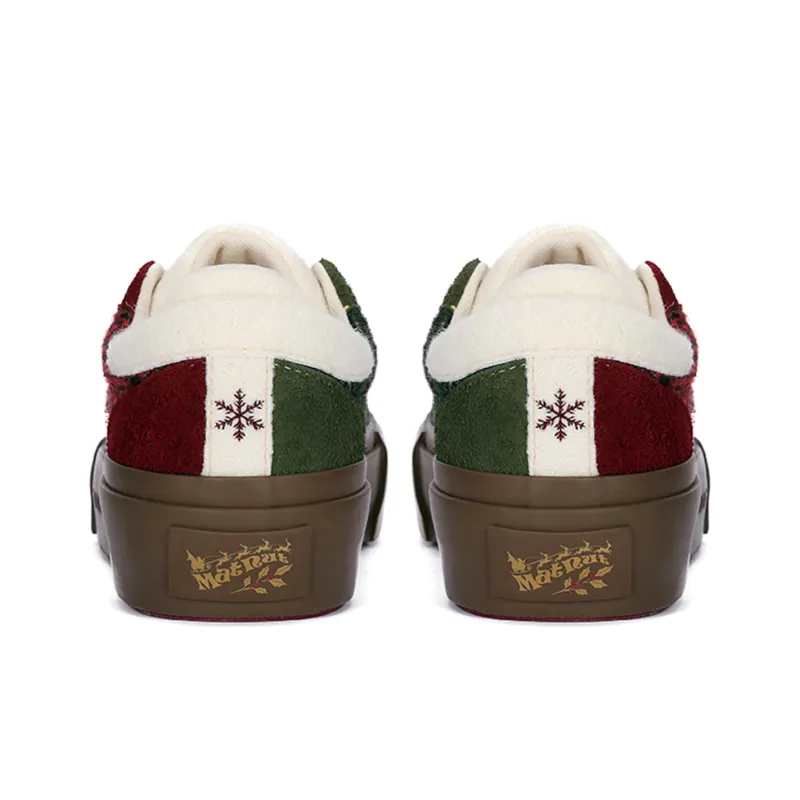 MATNUT CHRISTMAS LIMITED Collection Mismatched Multicolor Platform Height Increasing, Skateboard Shoes-4