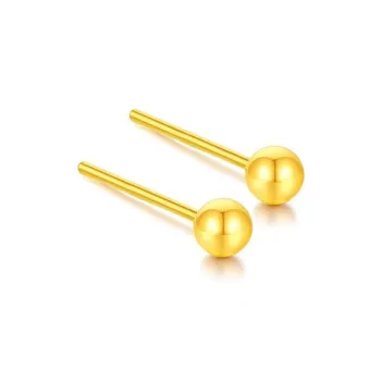 JOLLY NOTE Sterling Silver Stud Earrings Women's
