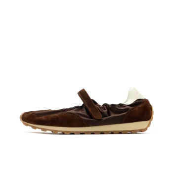 FOOT INDUSTRY Foot Industry Mary Jane Shoes Women's Coffee Brown/Antique White Runs One Size Larger