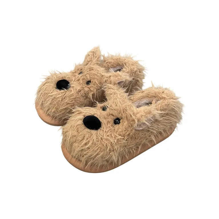 Dream Eater Home Slippers White/Brown-20