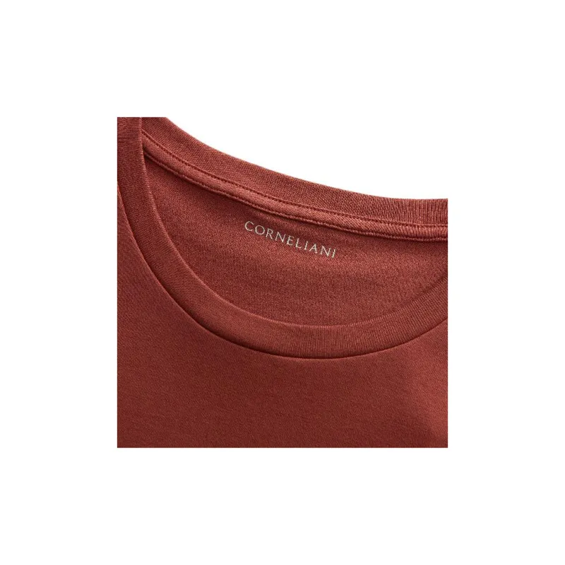 Corneliani T Shirts Men Red-5