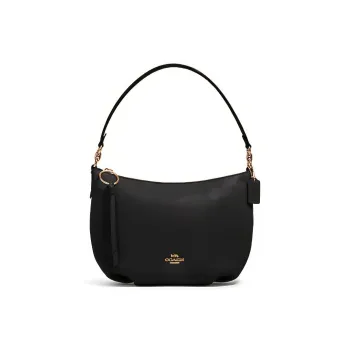 COACH Skylar Leather Handbag Crossbody Bag Shoulder Bag Large Size Women's Black