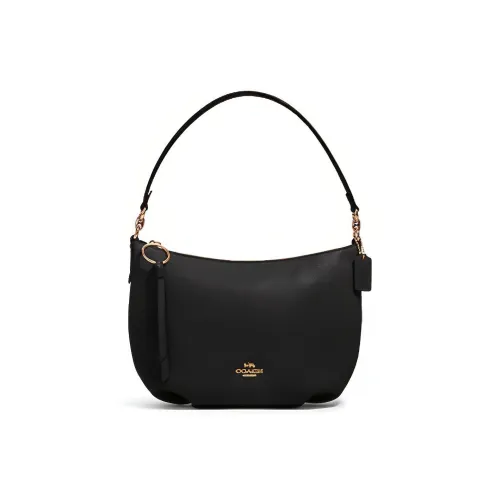 COACH Skylar Leather Handbag Crossbody Bag Shoulder Bag Large Size Women's Black