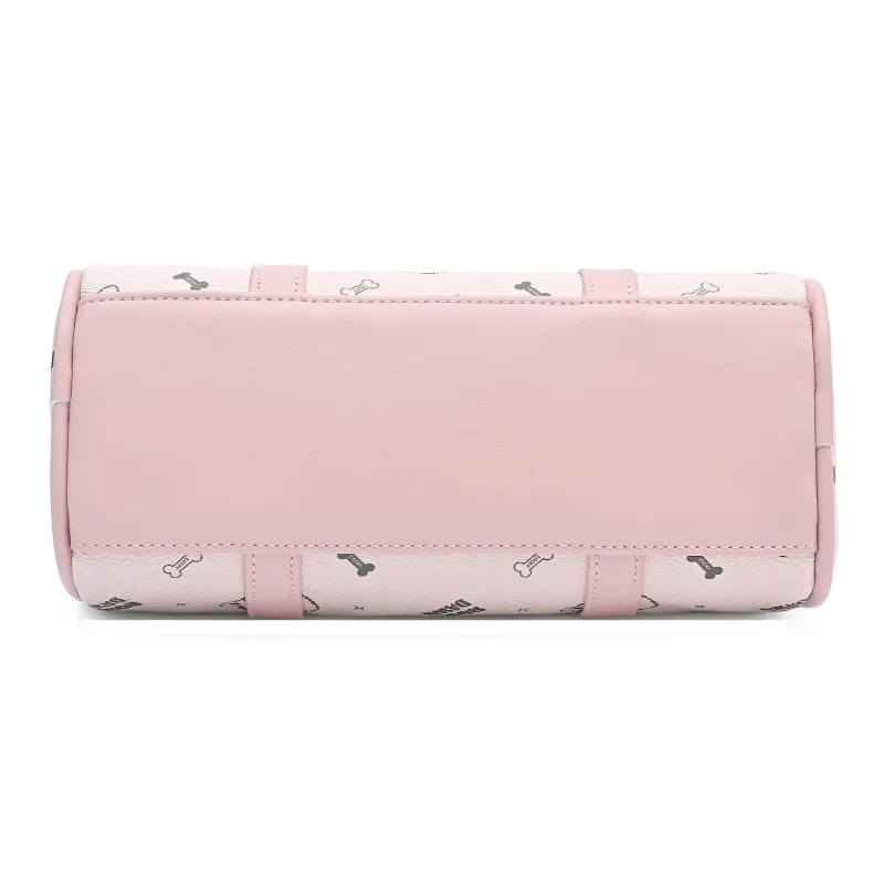 ROSEDAWN PVC Boston Bag Crossbody Handbags Regular Women's Pink-3