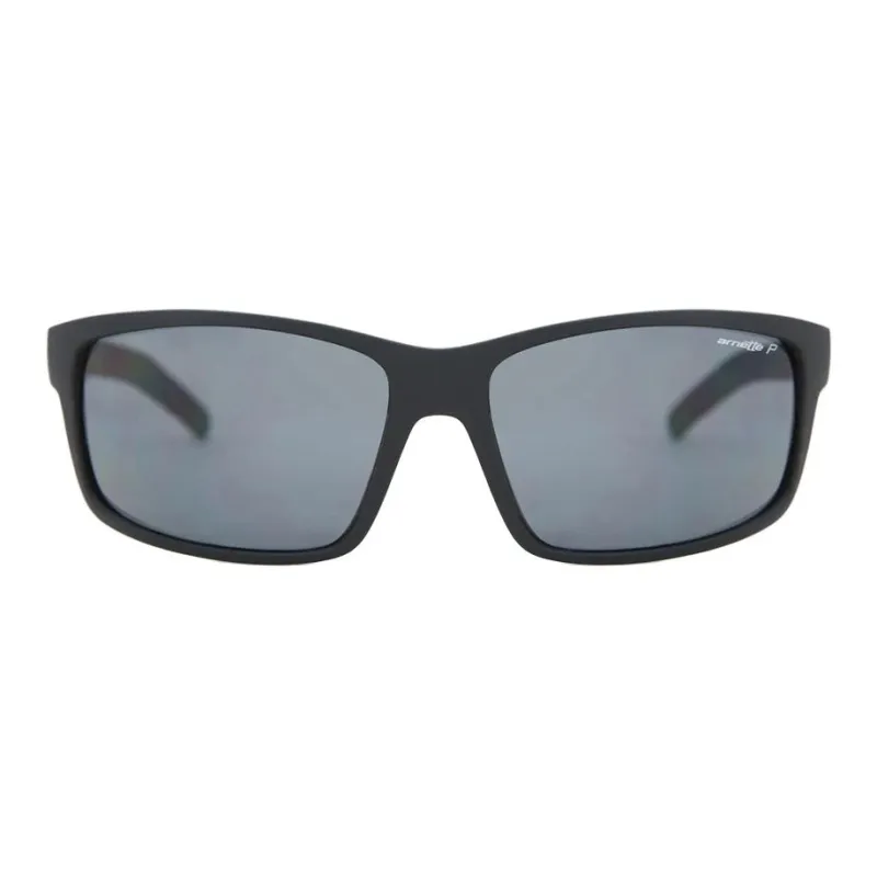Arnette Plastic Irregular Shape Sunglasses Unisex Black-1