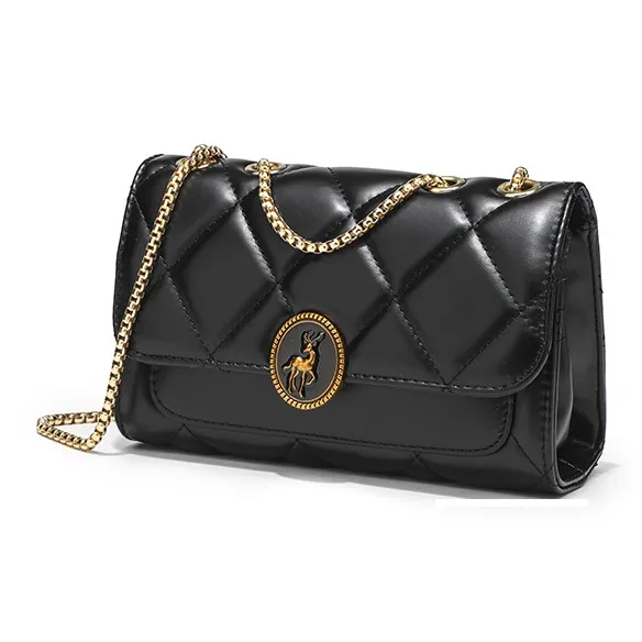 OKEKE PU Shoulder Bag Women's Black-2