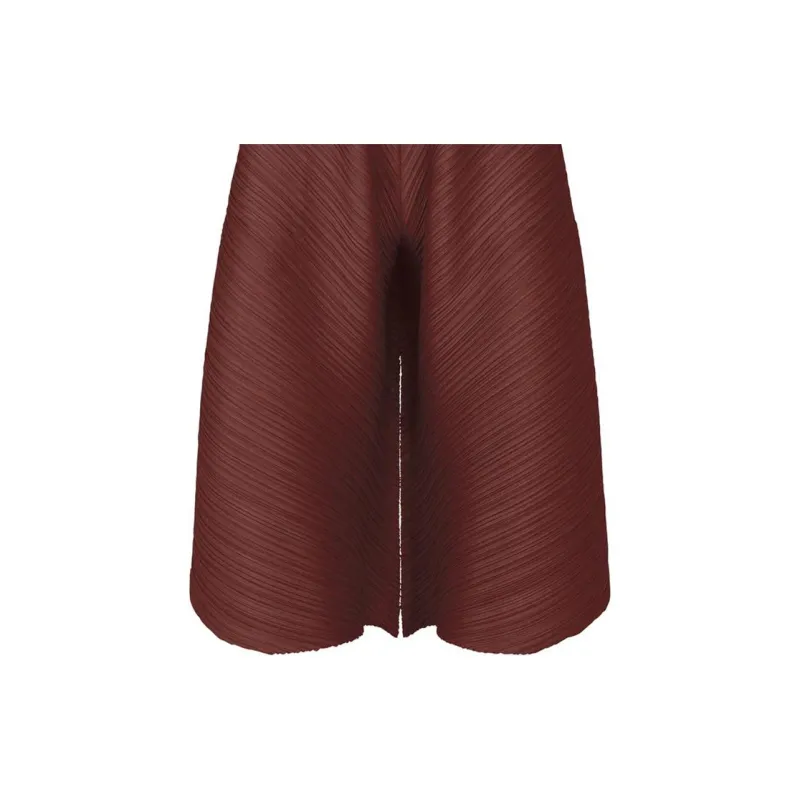 PLEATS PLEASE ISSEY MIYAKE SS24 Casual Pants Women's Brown-2