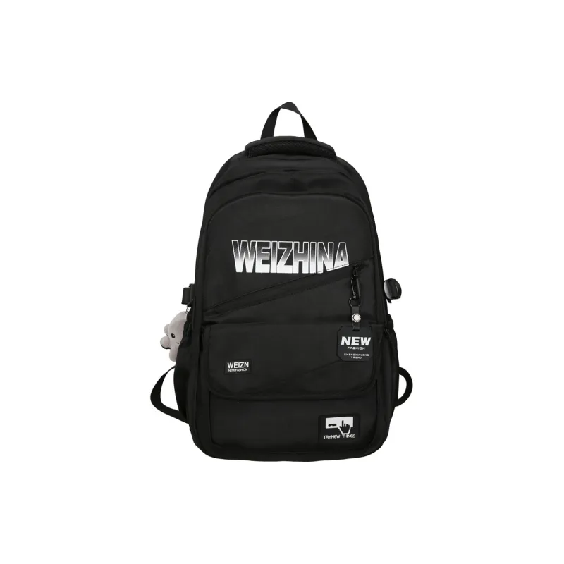 Yalu Nylon Backpack Unisex Multicolor-9