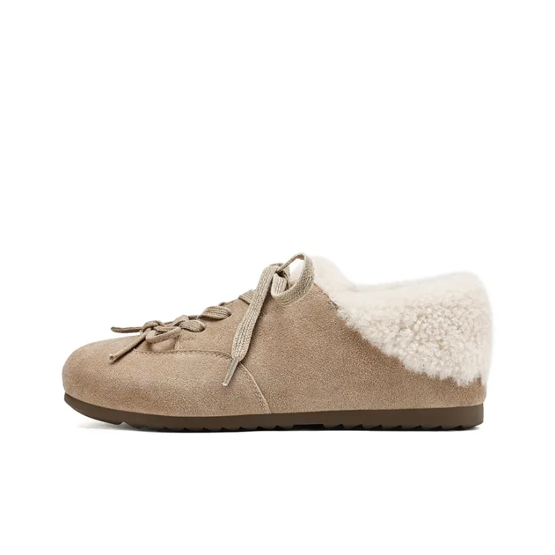 JOSINY Casual Shoes Women's Low Top Camel/Apricot-1