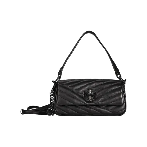 TORY BURCH Kira Leather Envelope Bag, Crossbody Bag, Shoulder Bag Women's Black