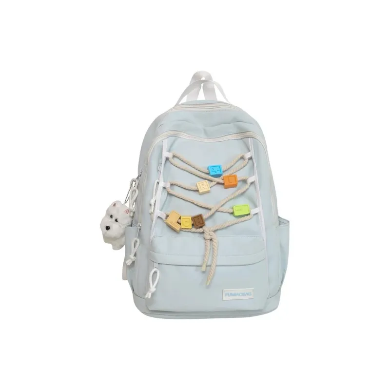 RUIPAI Nylon Backpack Women's Black/Pink/White/Yellow/Blue-19