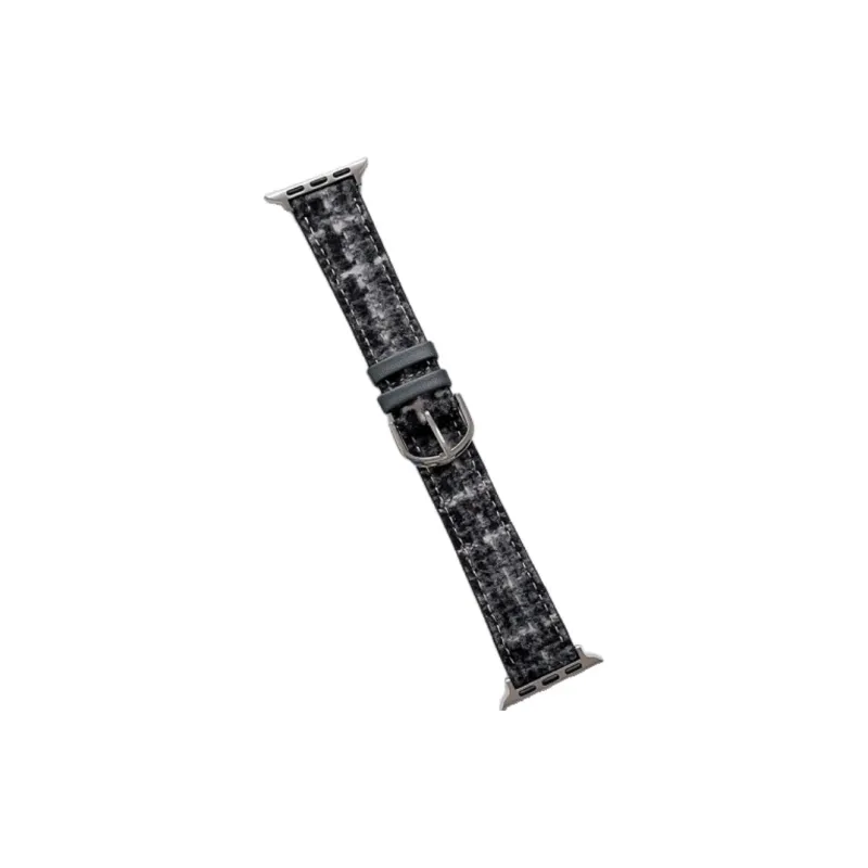 Warbler Dew Apple Compatibility Watch Band Woolen Material-15