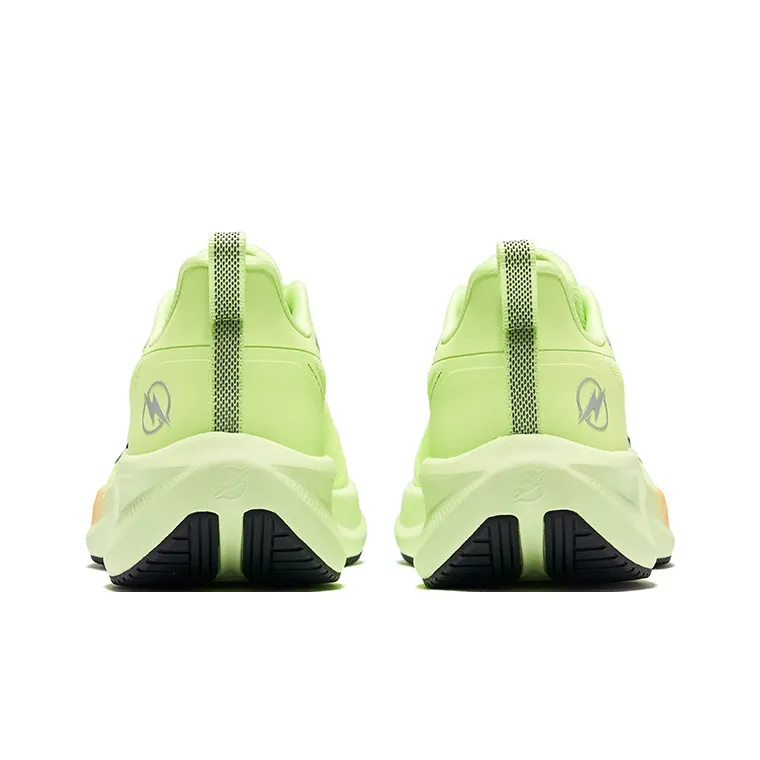 Erke Lightweight Cushioning Rebound Low-Top Running Shoes Men's Fluorescent Mint Green-3
