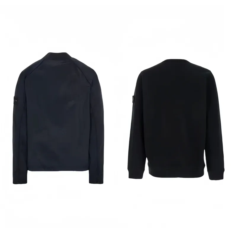 STONE ISLAND Metal Nylon Series Casual Sportswear Unisex Black-1