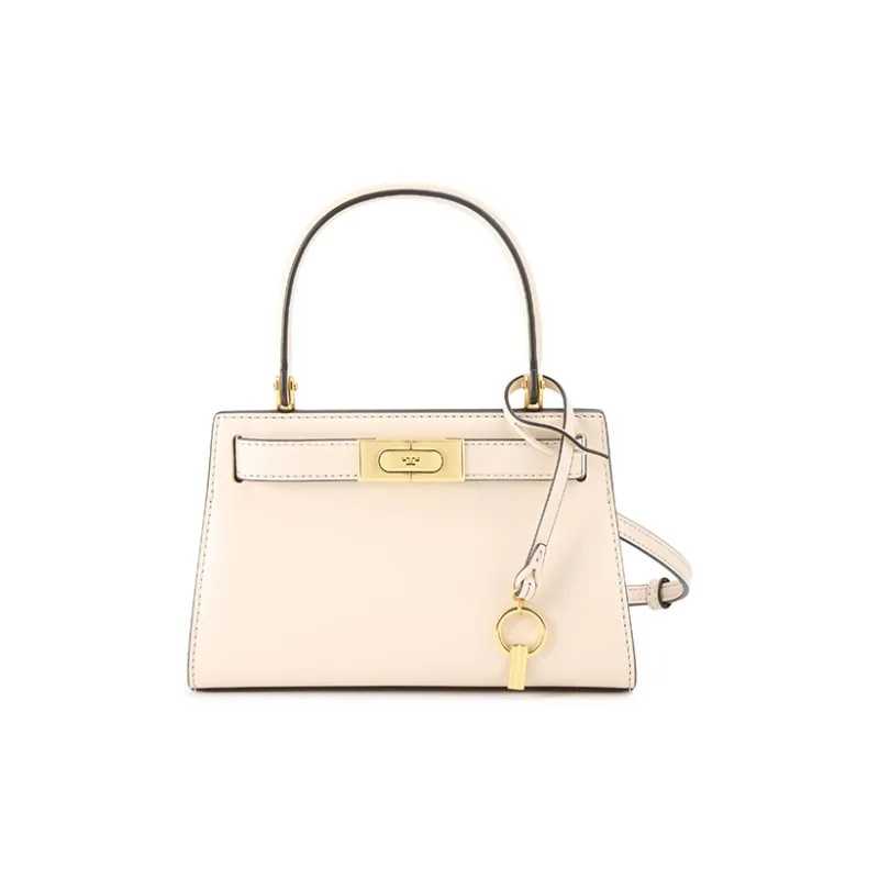 TORY BURCH Lee Radziwill Cow Leather Shoulder Bag Crossbody Bag Handbag Mini Women's Ecru-0